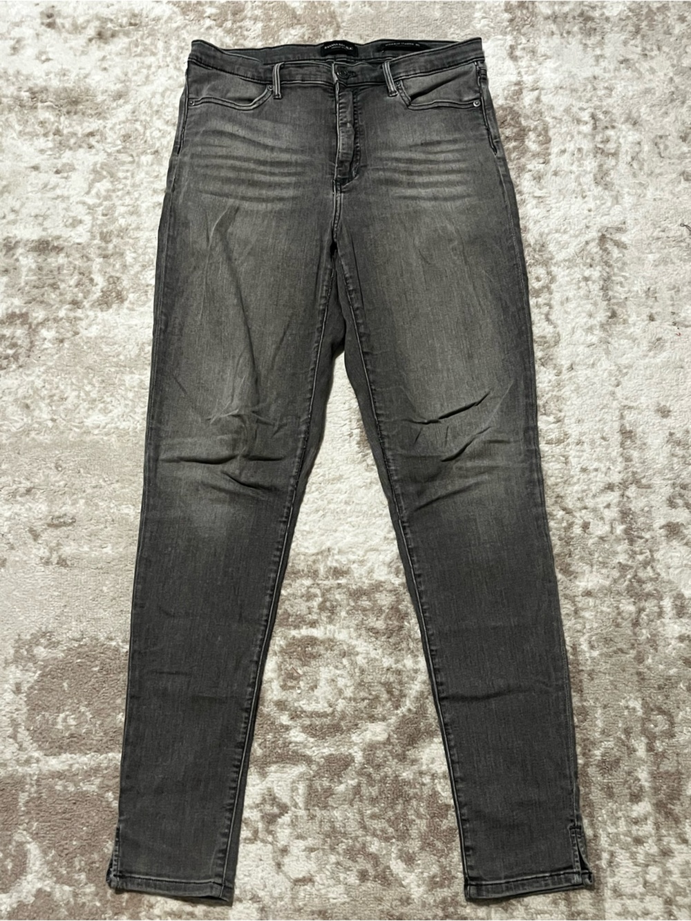 Banana Republic High Rise Legging Jeans Size 30x31 Black Skinny Stretch 30L